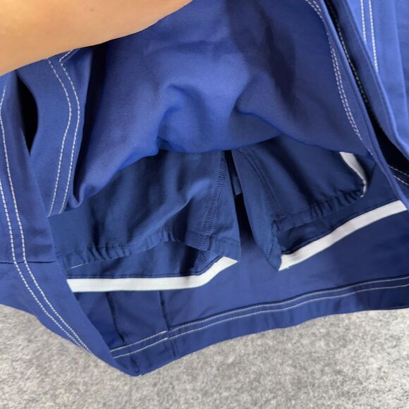 Vineyard Vines Skort Women 2 Blue A-Line Midi Mid Rise Pockets Pull On Casual - Picture 3 of 7